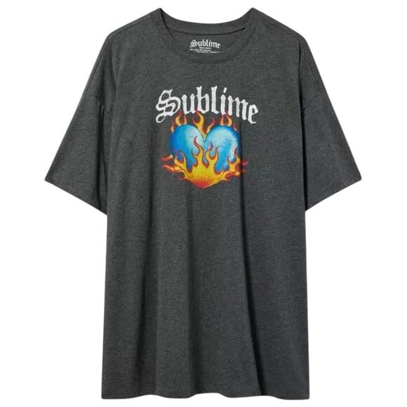 Torrid Size 4 Sublime Oversized Fit Cotton Tunic Tee Shirt Plus Size 4X or 26 - Picture 1 of 3